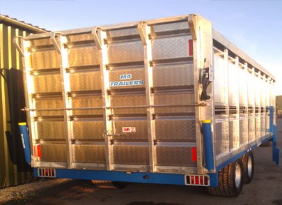 12 trailer drop door