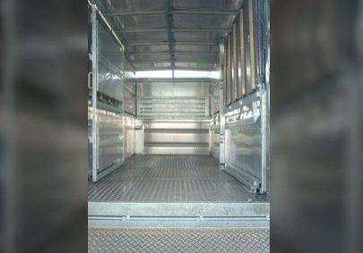 cattle trailer inside view