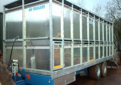 cattle trailer side view